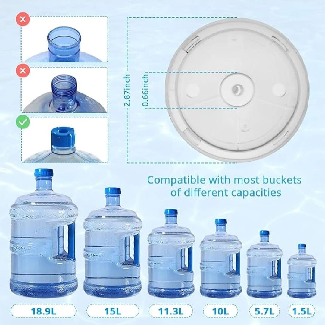 Automatic Electric Water Bottle Pump Dispenser �USB Rechargeable One-Touch Water Pump for Home, Office, Outdoor Use & Universal Gallon Bottles