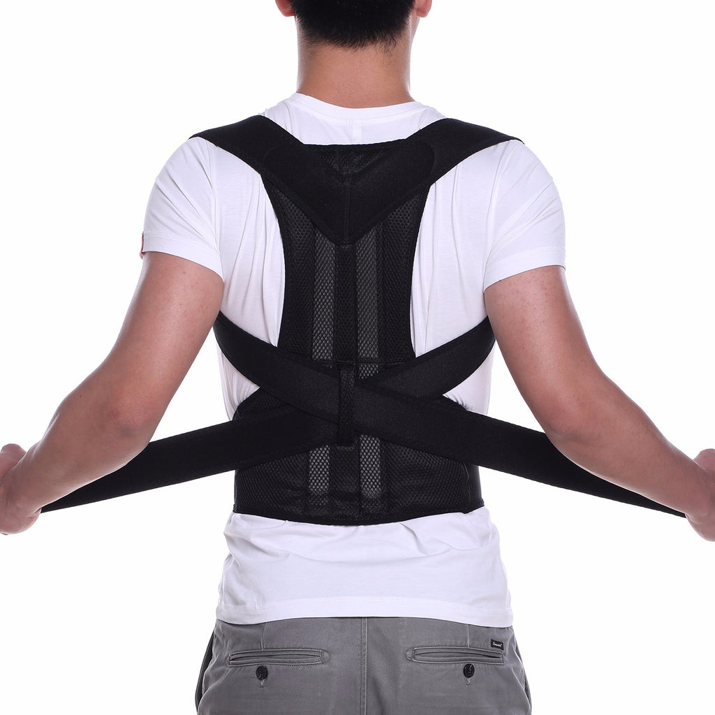 Adjustable Magnetic Posture Corrector Back Brace Support Belt for Upper Back Pain Relief �Standard Size