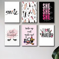 Set of 6 Premium Wall Art Photo Tiles �Modern Home Decor Sets 8x11