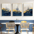 Set of 3 Premium Wall Art Photo Tiles �Modern Home Decor Sets 8x11