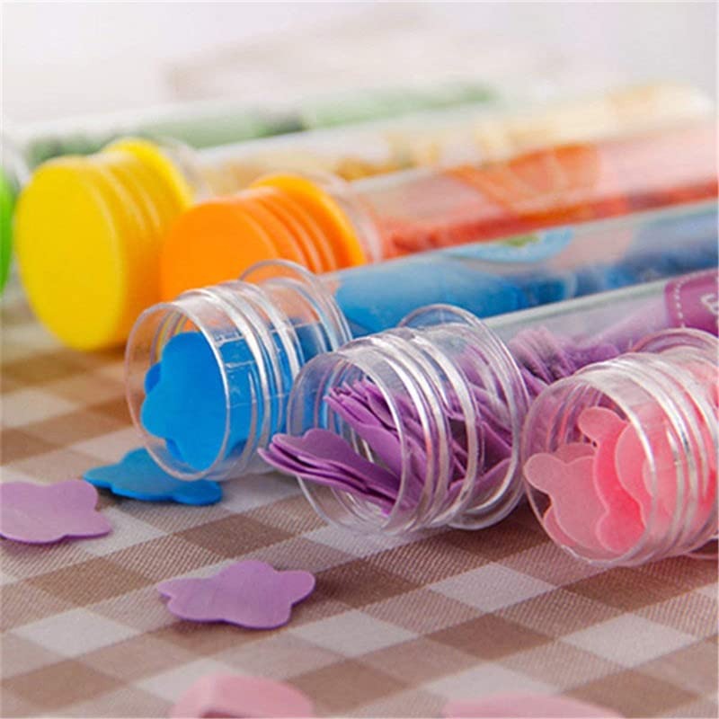 Portable Mini Paper Soap Sheets in Travel Tubes �Scented Disposable Hand Wash Flakes