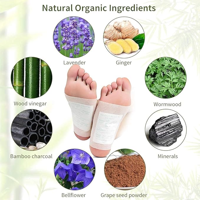 Kinoki Bamboo Vinegar Detox Foot Patches