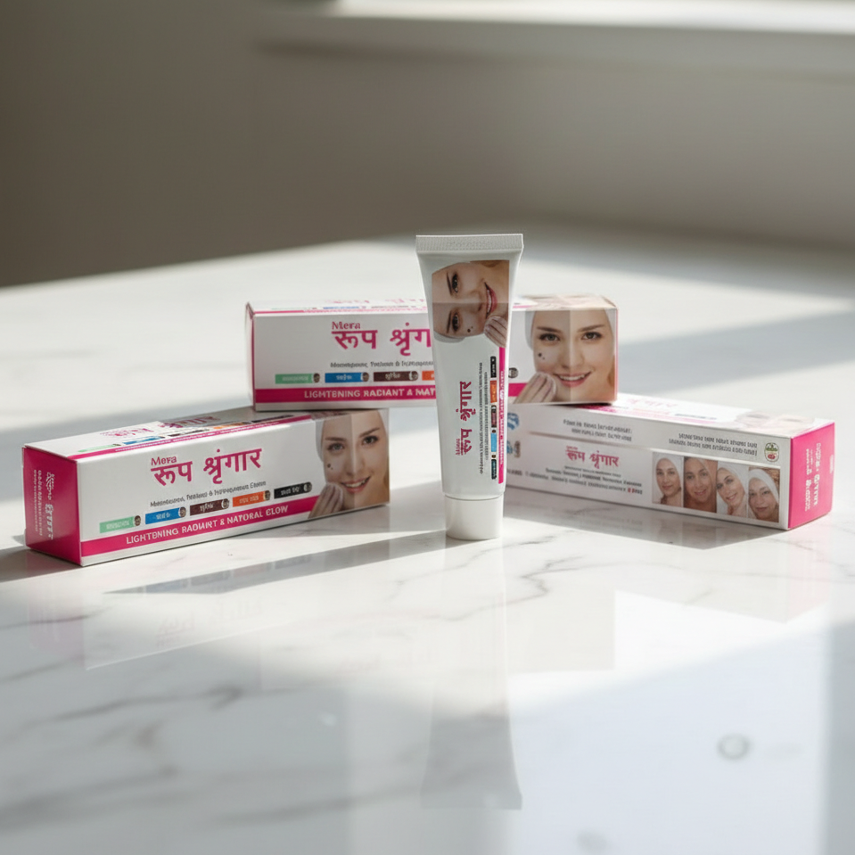 Roop Shingar Beauty Cream �5 in 1 Lightning Radiance & Natural Glow Formula (Made in India)