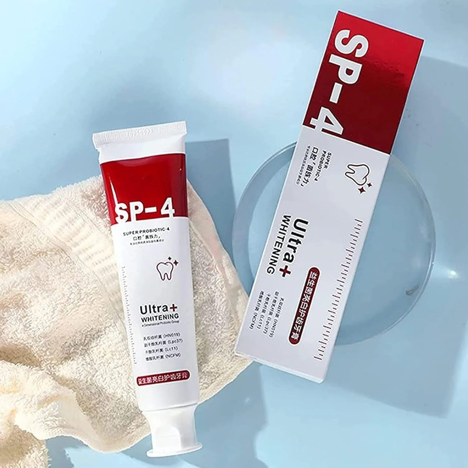 Yayashi SP 4 Ultra Whitening Toothpaste �Strong Stain Removal & Fresh Breath Daily Oral Care (120g)
