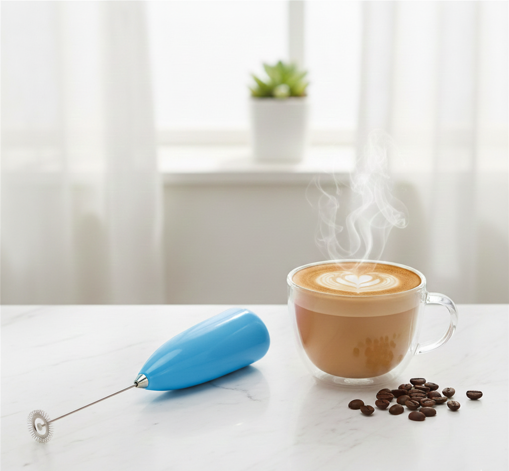 Coffee Beater & Milk Frother �Mini Handheld Egg Whisk, Drink Mixer & Foamer for Kitchen Use | Practical Cooking Tool (Random Color)