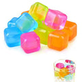 10PCS Reusable Ice Cubes �Random Shapes Multi-Color Collection