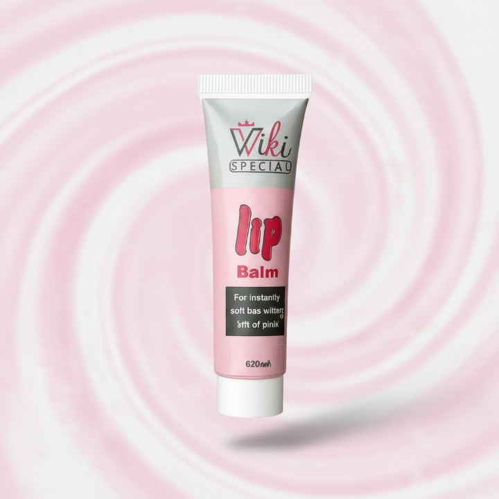 Wiki Pink Color Lip Balm �Moisturizing, Natural Tint, Smooth & Hydrating Formula for Soft Lips �Everyday Lip Care (20ml)