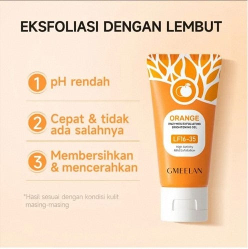 Orange Enzymes Exfoliating Brightening Gel (LF16-35) �High Activity Mild Exfoliation Skincare Gel - 50g