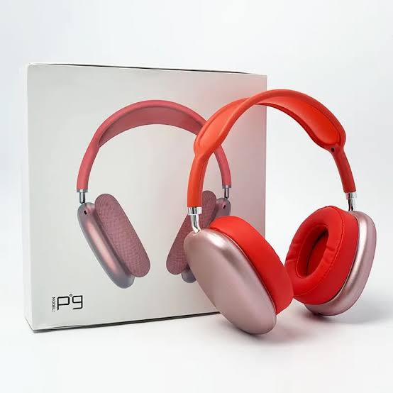 P9 White Bluetooth 5.0 Headphones with 400mAh