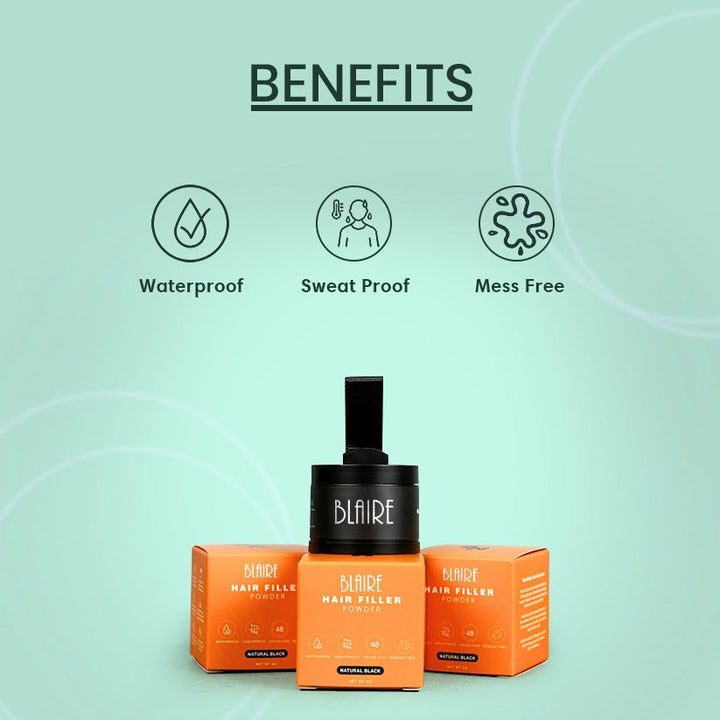 BLAIRE Hair Filler Powder �Instant Root & Thinning Hair Concealer