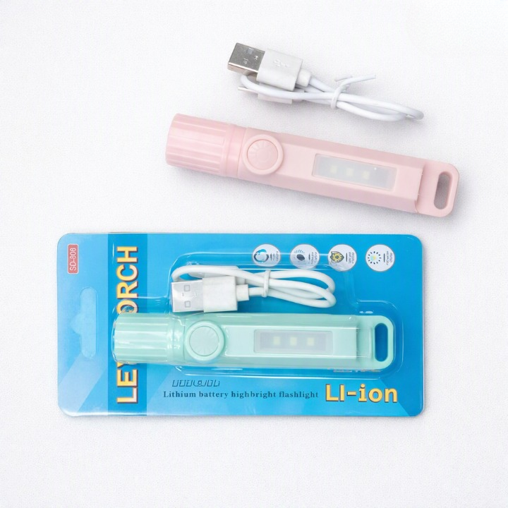 Rechargeable LED Torch Light with USB Charging