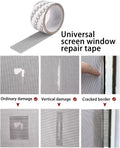 Mesh Window Screen Repair Tape �2 Meter Durable Self-Adhesive Patch for Quick Screen Fixes