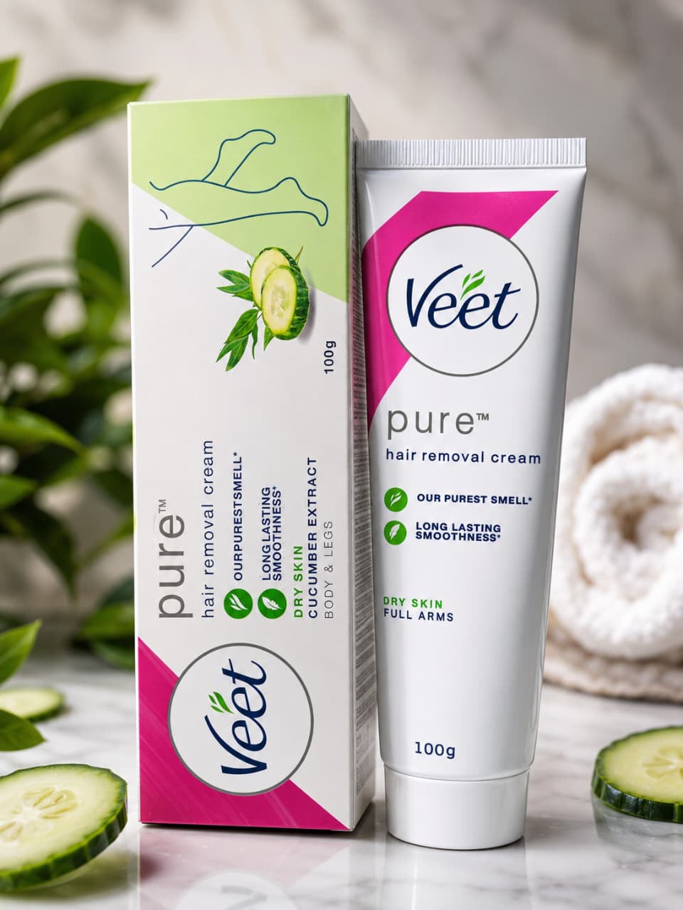 Veet Pure Hair Removal Cream For Dry