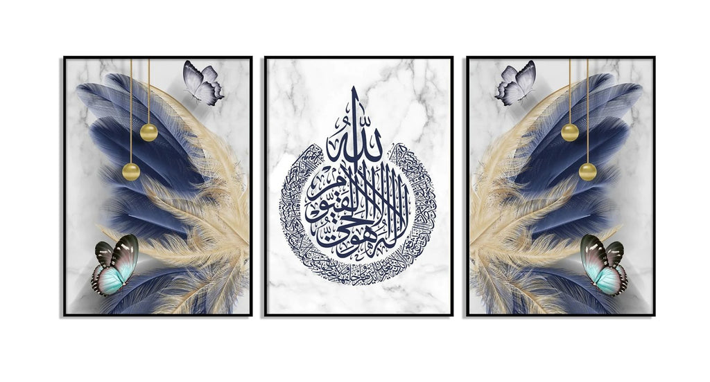 Set of 3 Premium Wall Art Photo Tiles �Modern Home Decor Sets