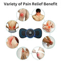Wireless EMS Mini Body Massager �Portable Butterfly Massager for Blood Circulation & Pain Relief
