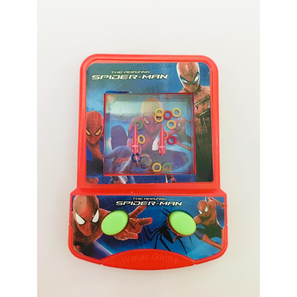 Spiderman Themed Handheld Ring Toss Water Game Fun Interactive Toy For Kids Entertainment And Skill Challenge