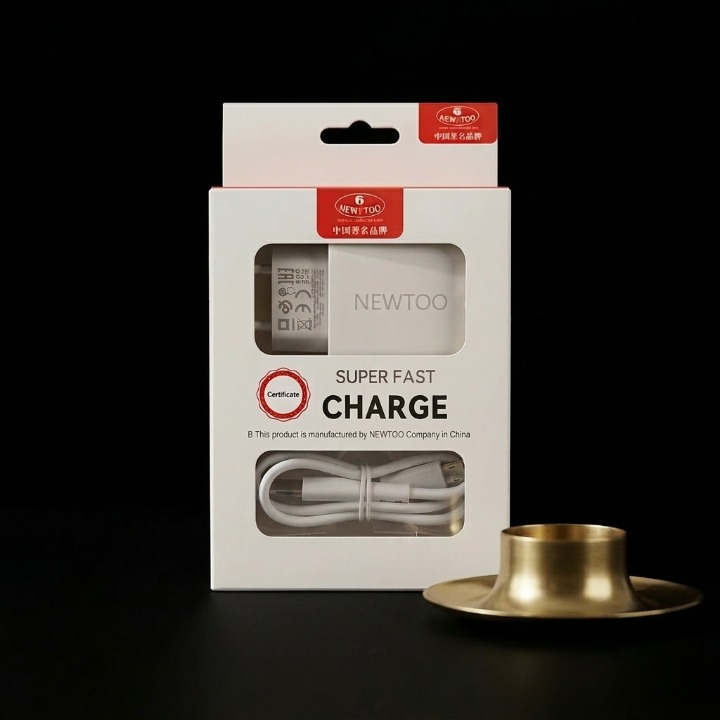 USB Charging Cable & Power Adapter Set �Fast Charging Cable with Wall Charger for Smartphones