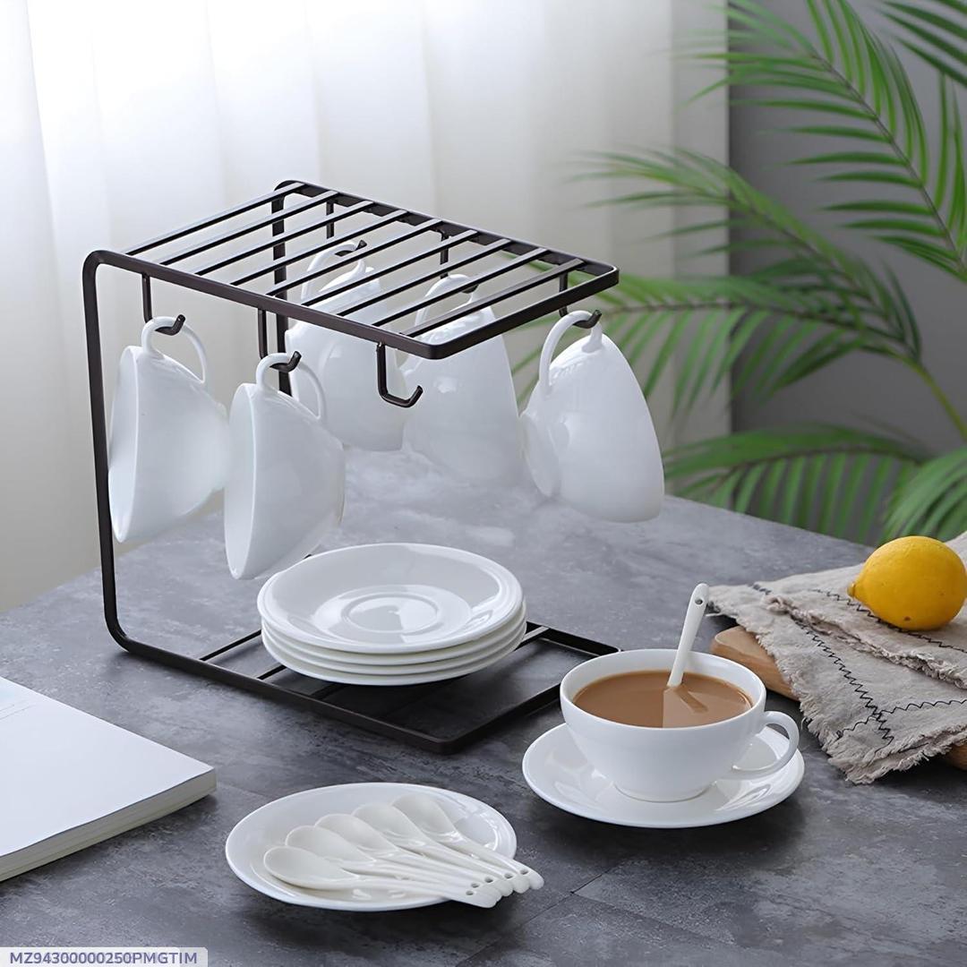 Stainless Steel Mug Stand Modern Kitchen Organizer