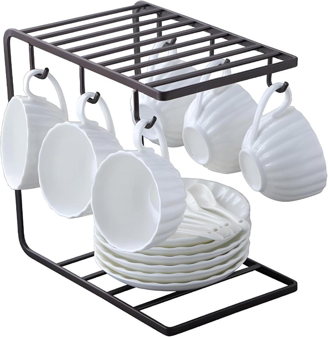 Stainless Steel Mug Stand Modern Kitchen Organizer