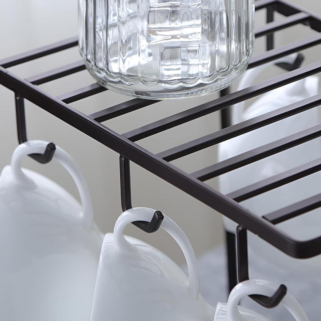 Stainless Steel Mug Stand Modern Kitchen Organizer