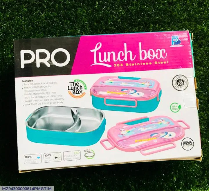 Stainless Steel Unicorn Lunch Box with Leak Proof Lid