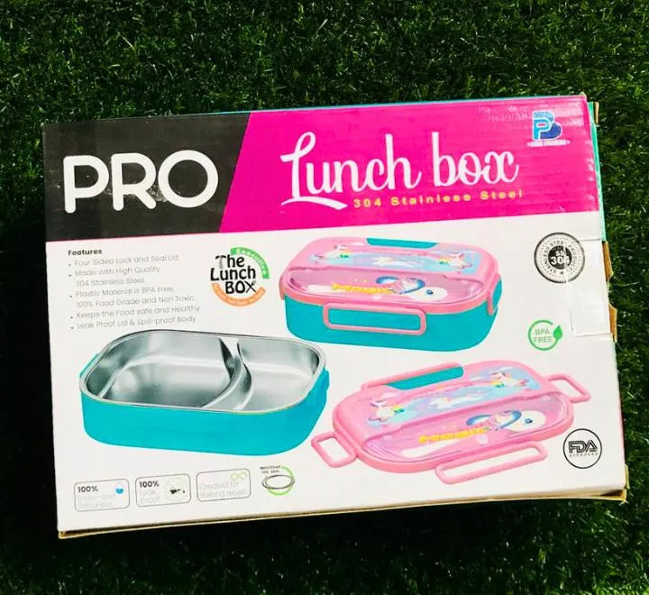 Stainless Steel Unicorn Lunch Box with Leak Proof Lid