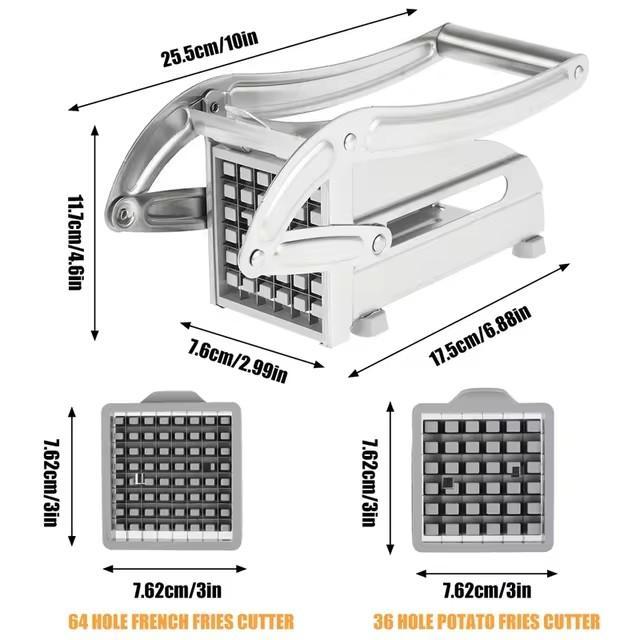 Stainless Steel Potato French Fry Cutter 7.5cm