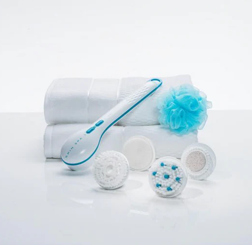 Bathing Spinning Brush with Mesh Sponge Stone – photo 3