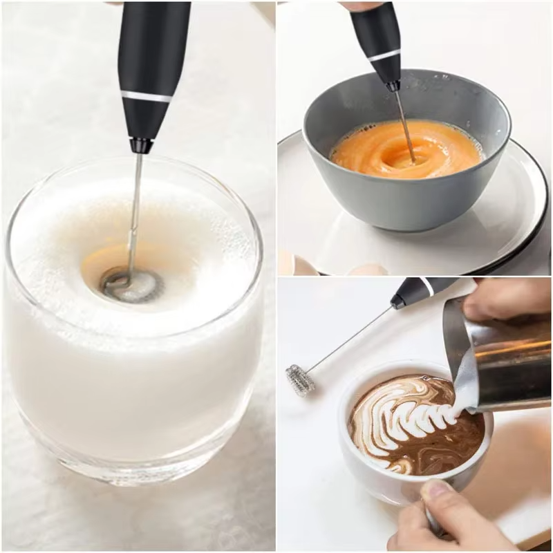 2-in-1 Electric Rechargeable Coffee Beater & Milk Frother �Handheld Mini Blender & Egg Beater for Kitchen Use