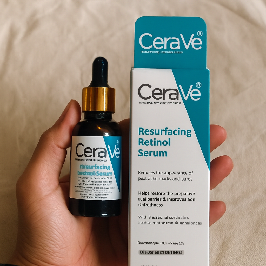 Cerave Resurfacing Retinol Serum 30ml �Gentle Face Serum For Smoother Skin Texture, Reduces Post Acne Marks, And Restores Healthy Radiant Complexion