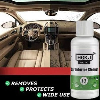 HGKJ 13 Car Leather Seat Interiors CleanerPlastic Foam Cleaner 60ml