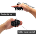 Head Cleansing &amp; Scalp Massage Brush �Soft Bristles for Wet &amp; Dry Use (Black color)