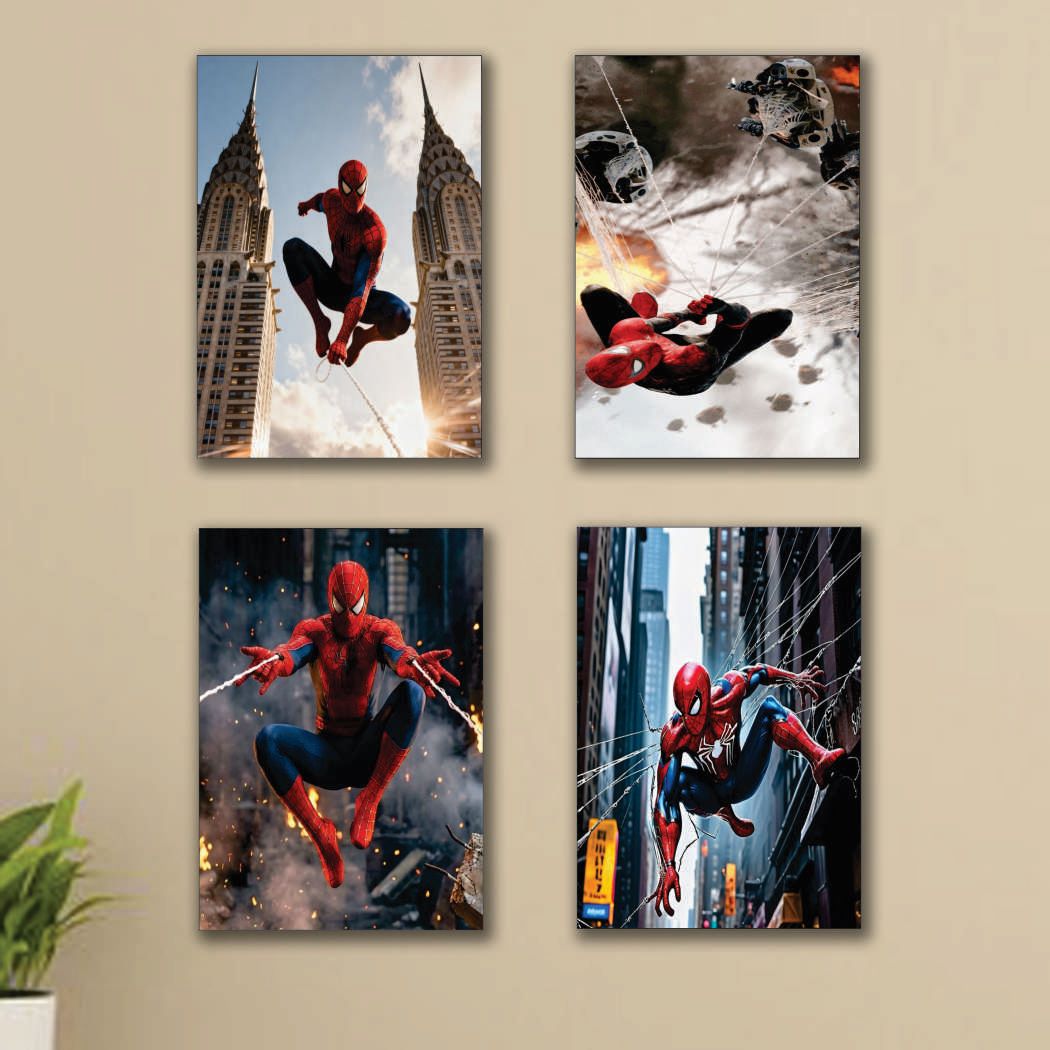 Set of 4 Premium Wall Art Photo