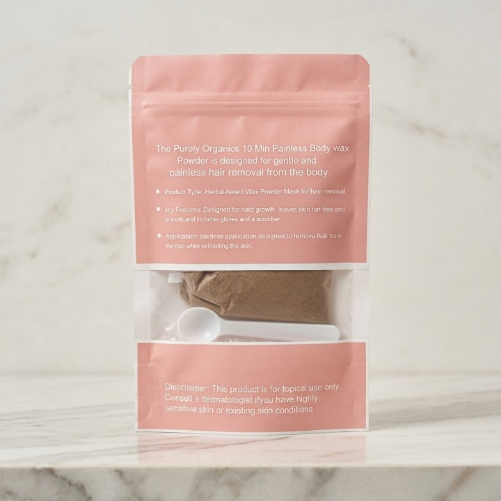 Meeoow Club 10 Min Painless Body Wax �Orange Hair Removal Powder for Smooth Skin - 100g