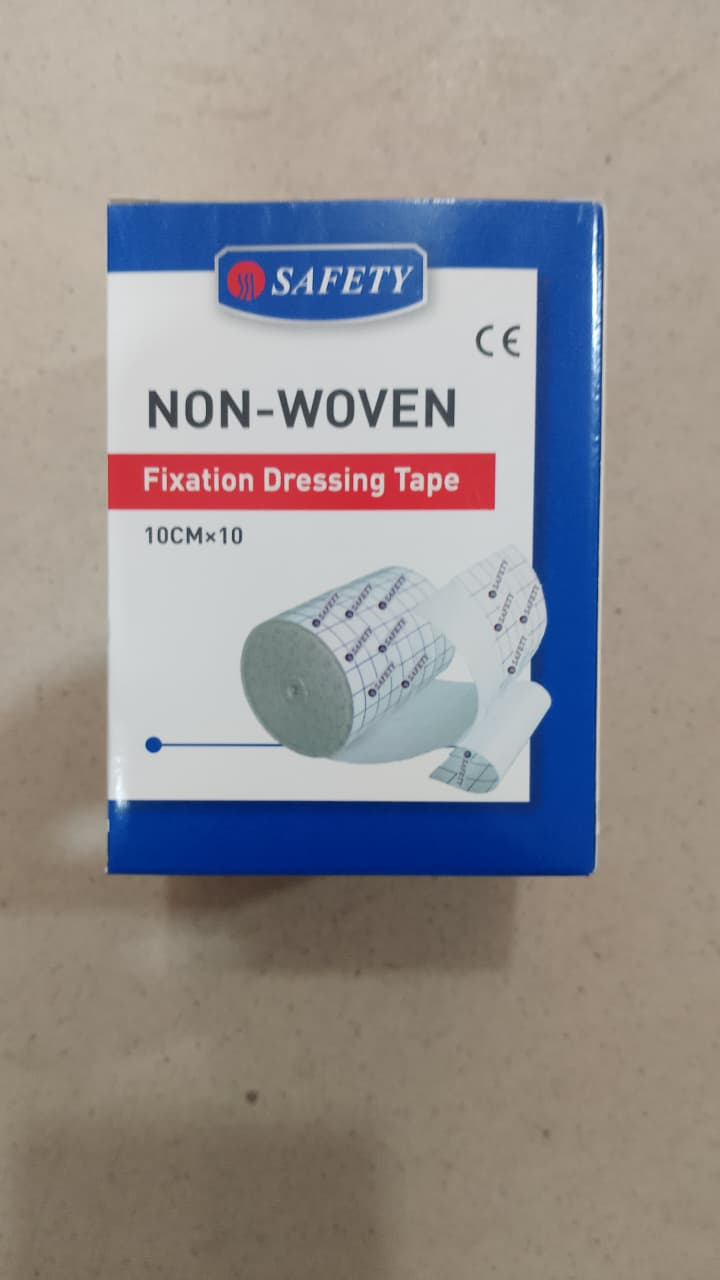 Safety Non-Woven Fixation Dressing Tape �Soft, Breathable Medical Adhesive Tape for Wound Care, Bandage Fixing & Skin-Friendly Protection