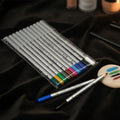 12 Pcs Multicolor Eyeshadow & Eyeliner Pencils Set �Creamy Smooth Makeup Pencils
