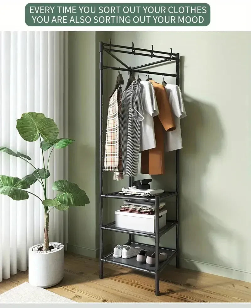 Multifunctional Corner Coat Rack – photo 2