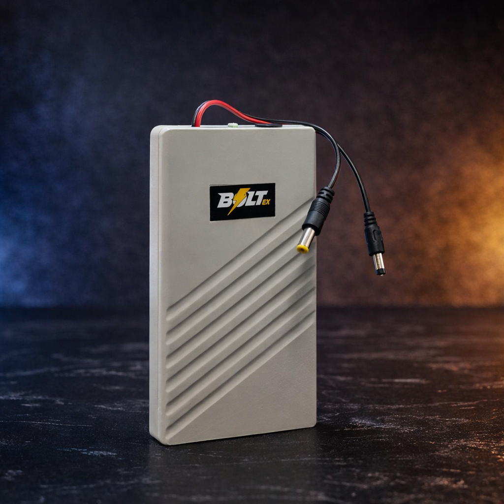 Bolt/ex 12V Router Power Bank on / off Button�High-Performance UPS for Non-Stop Internet (3-4 Hours Backup) - 20000Mah Battery