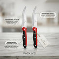 SelectMaster Pack Pack 2 - Precision Fruit Cutting Knife Set - Premium Stainless Steel Paring Knives with Ergonomic Triple-Rivet Handle