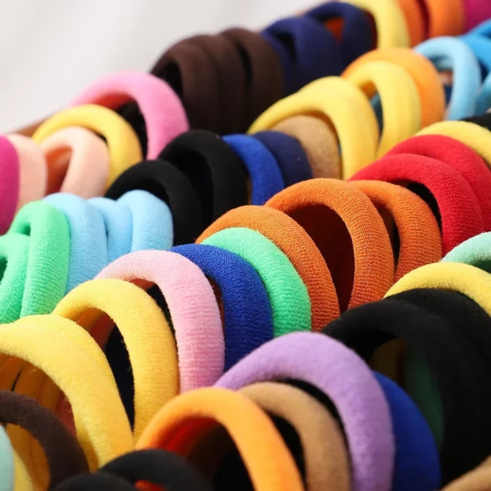 Pack Of 14Pcs Multicolor Hair Ponies For Girls | Soft And Stretchable Hair Bands | Stylish Elastic Hair Ties For Daily Wear And Fashion Hairstyles