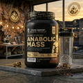 Kevin Levrone Anabolic Mass Pro Muscle Building Weight Gainer Double Rich Chocolate Flavor 2.2 Pounds 1 Kg