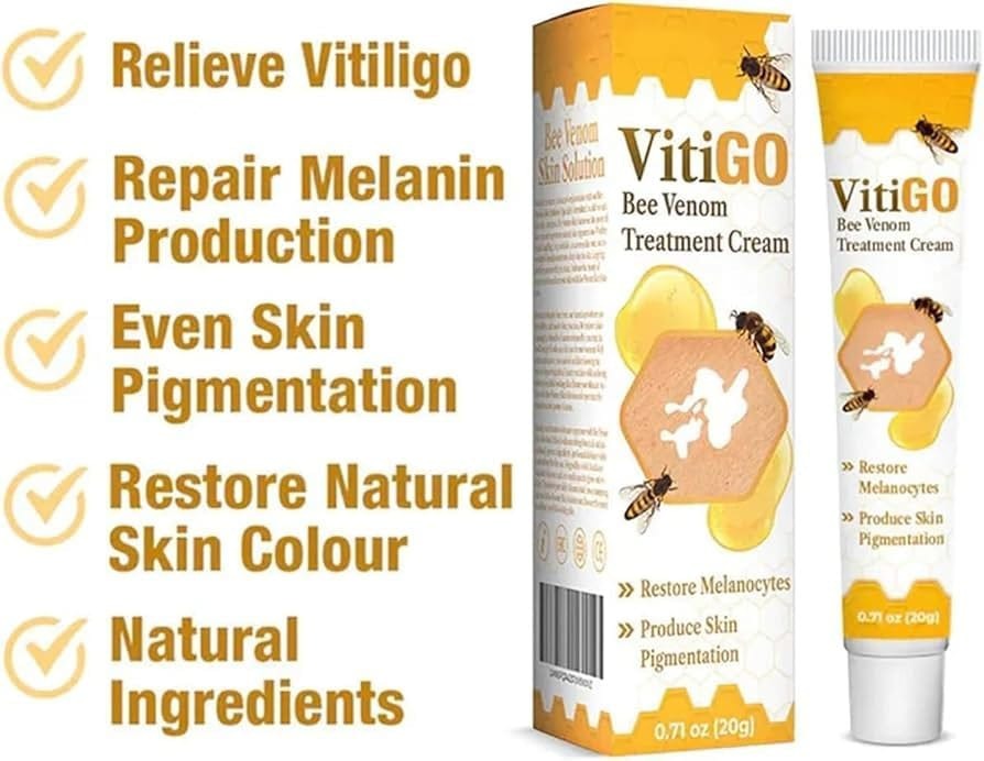 Fivfivgo�VitiGO Bee Venom Correcting Cream (20g) Support for Skin Pigmentation Recovery and Even Skin Tone
