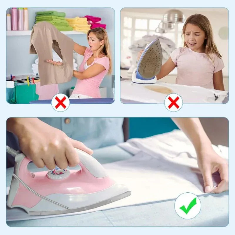 Iron Cover Protector �Non-Stick, Heat-Resistant Ironing Shoe for Clothes Protection, Prevents Scorch Marks & Ensures Smooth Ironing
