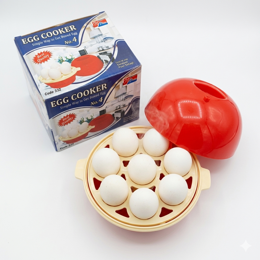 Egg Electric Egg Boiler and Vegetable Steamer �Automatic Shut-Off Rapid Cooker for Healthy Breakfast & Steamed Snacks