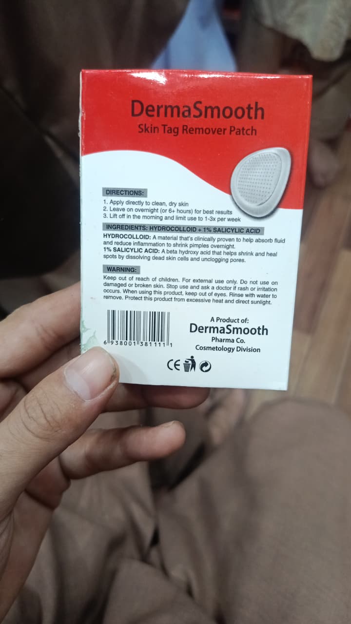 DermaSmooth Skin Tag Remover Patch �Fast, Safe, And Painless Skin Tag And Mole Removal Solution With No Scarring Or Pigmentation
