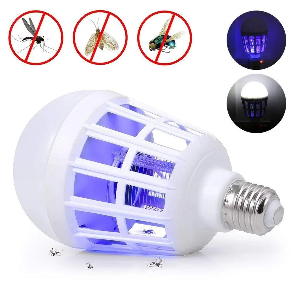 Mosquito Killer Bulb �2-in-1 UV Mosquito Killer & Energy-Saving LED Light