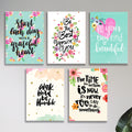 Set of 5 Premium Wall Art Photo Tiles �Modern Home Decor Sets