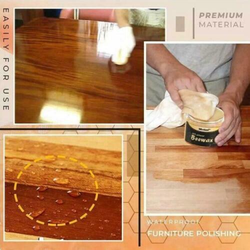 Wood Seasoning Beewax Complete Solution Furniture Care 85gm (Wax Based) - Pack of 3