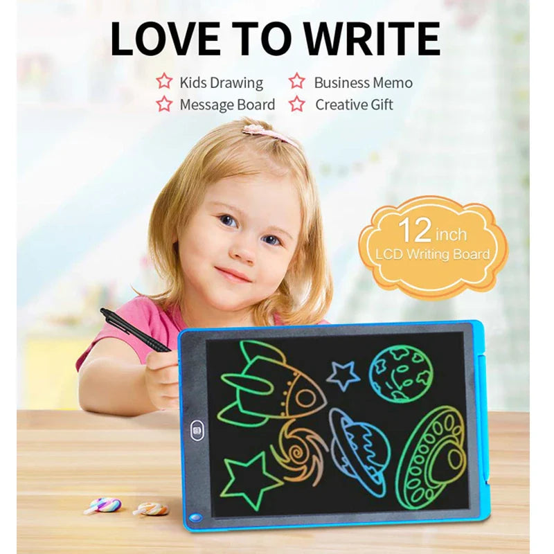 lcd writing table 8.5 Inches Single color LCD Writing Tablet For Kids Play, Education and Learning (random color )