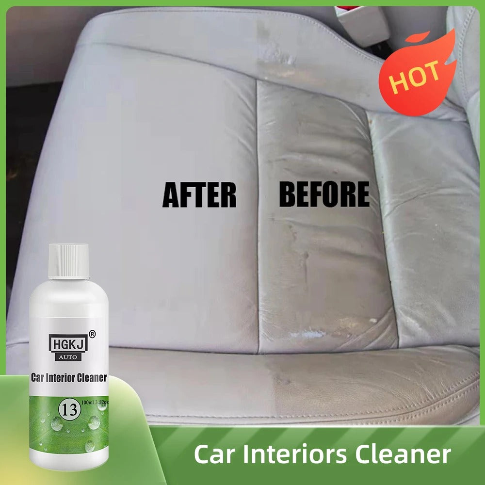 HGKJ 13 Car Leather Seat Interiors CleanerPlastic – photo 1